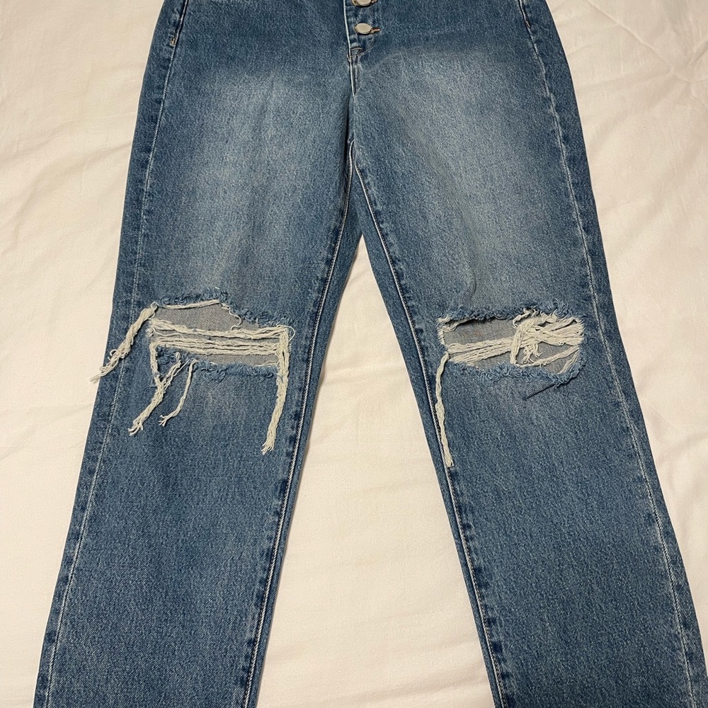 BlankNYC Madison high rise crop jeans